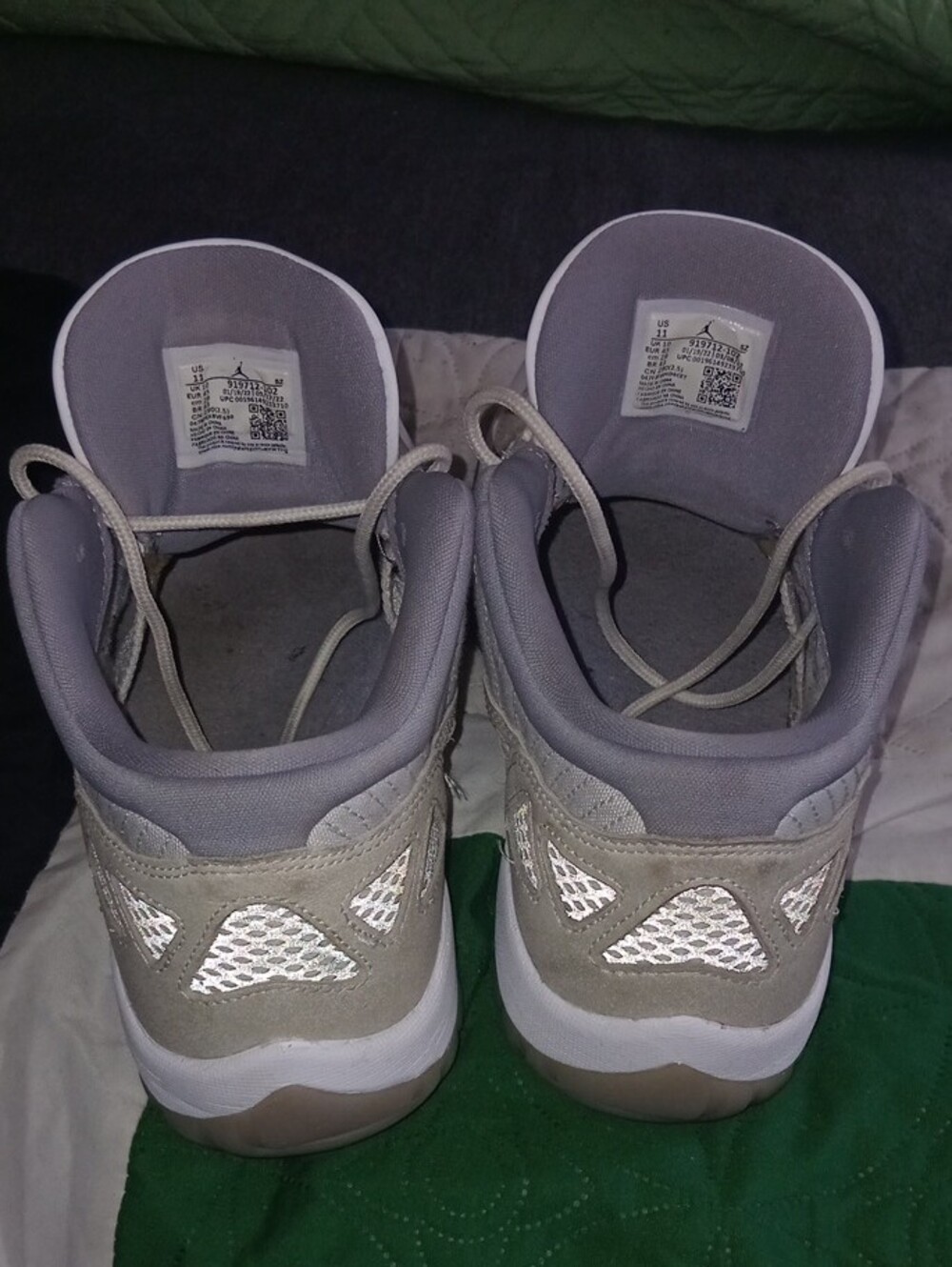 These are Nike Air Jordan 11 Retro Low IE sneakers in the "Light Orewood Brown" - Picture 2 of 9